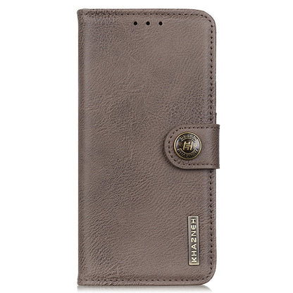 KHAZNEH for Nokia C22 PU Leather Cell Phone Wallet Stand Case Cowhide Texture Cover