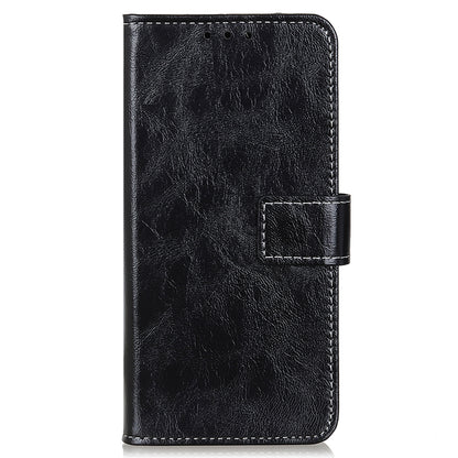 Phone Case for Nokia C22 , Retro Crazy Horse Texture PU Leather Stand Wallet Shockproof Cover