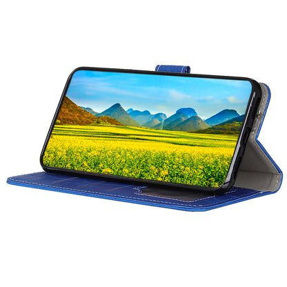 PU Leather Cover for Nokia C22 Wallet Phone Case Crocodile Texture Stand Flip Phone Cover