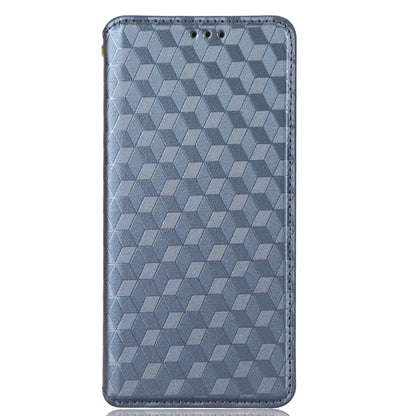 For Huawei P60 / P60 Pro Rhombus Imprint PU Leather Phone Case Flip Stand Wallet Cover