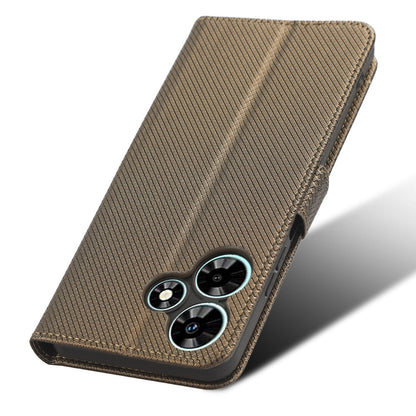 For Infinix Hot 30i / Hot 30i NFC X669 Leather Phone Case Diamond Texture Flip Stand Wallet Cover