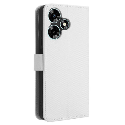 For Infinix Hot 30i / Hot 30i NFC X669 Leather Phone Case Diamond Texture Flip Stand Wallet Cover