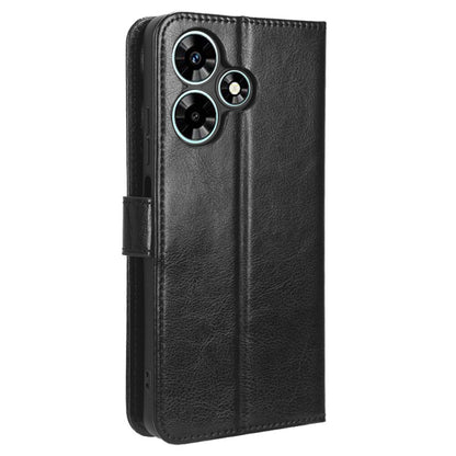 For Infinix Hot 30i / Hot 30i NFC X669 Wallet Phone Case PU Leather Crazy Horse Texture Flip Stand Cover