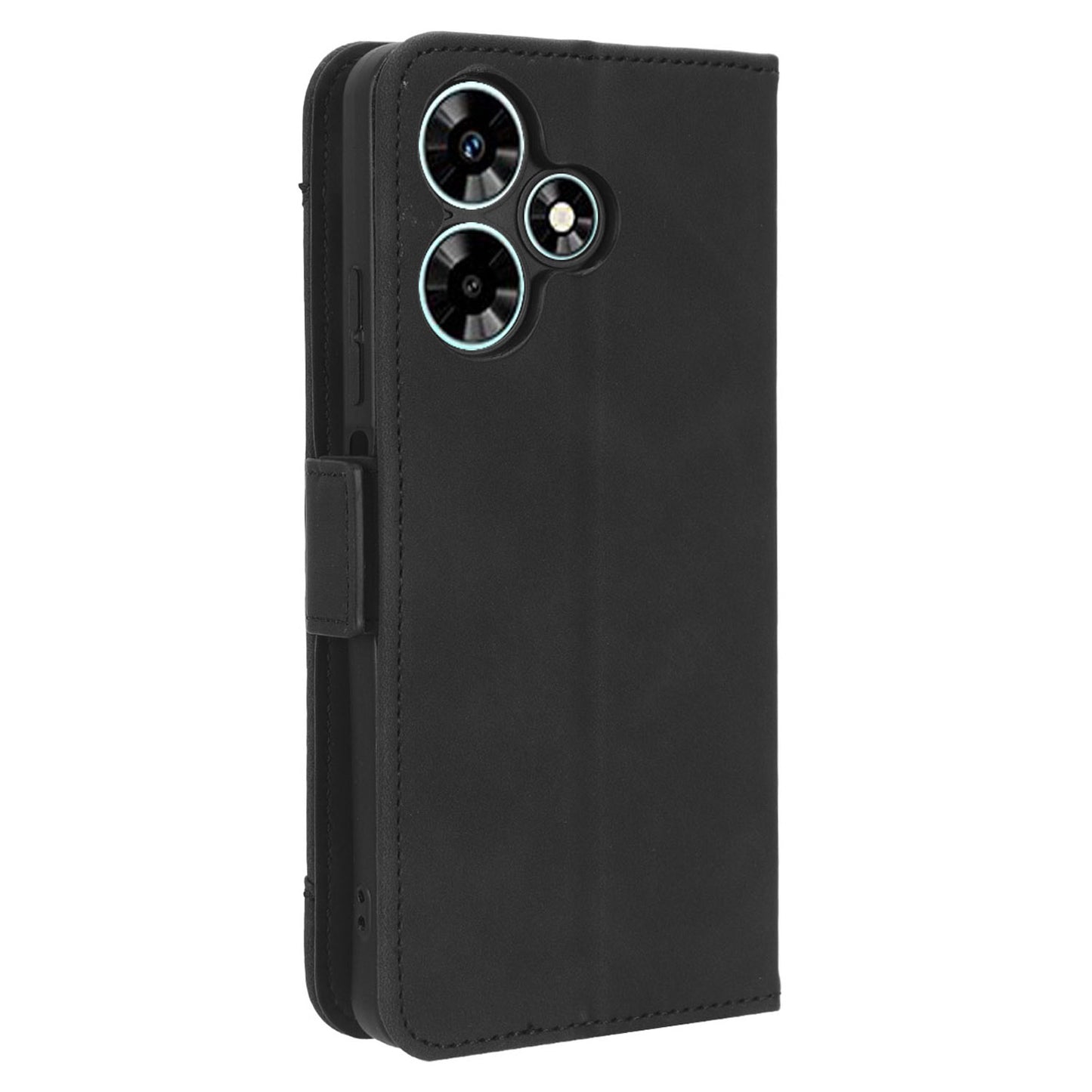 For Infinix Hot 30i / Hot 30i NFC X669 Flip Stand Phone Case PU Leather Multiple Card Slots Wallet Cover
