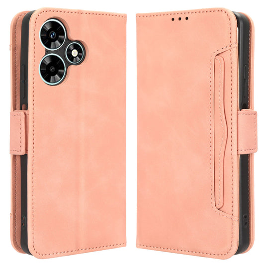 For Infinix Hot 30i / Hot 30i NFC X669 Flip Stand Phone Case PU Leather Multiple Card Slots Wallet Cover