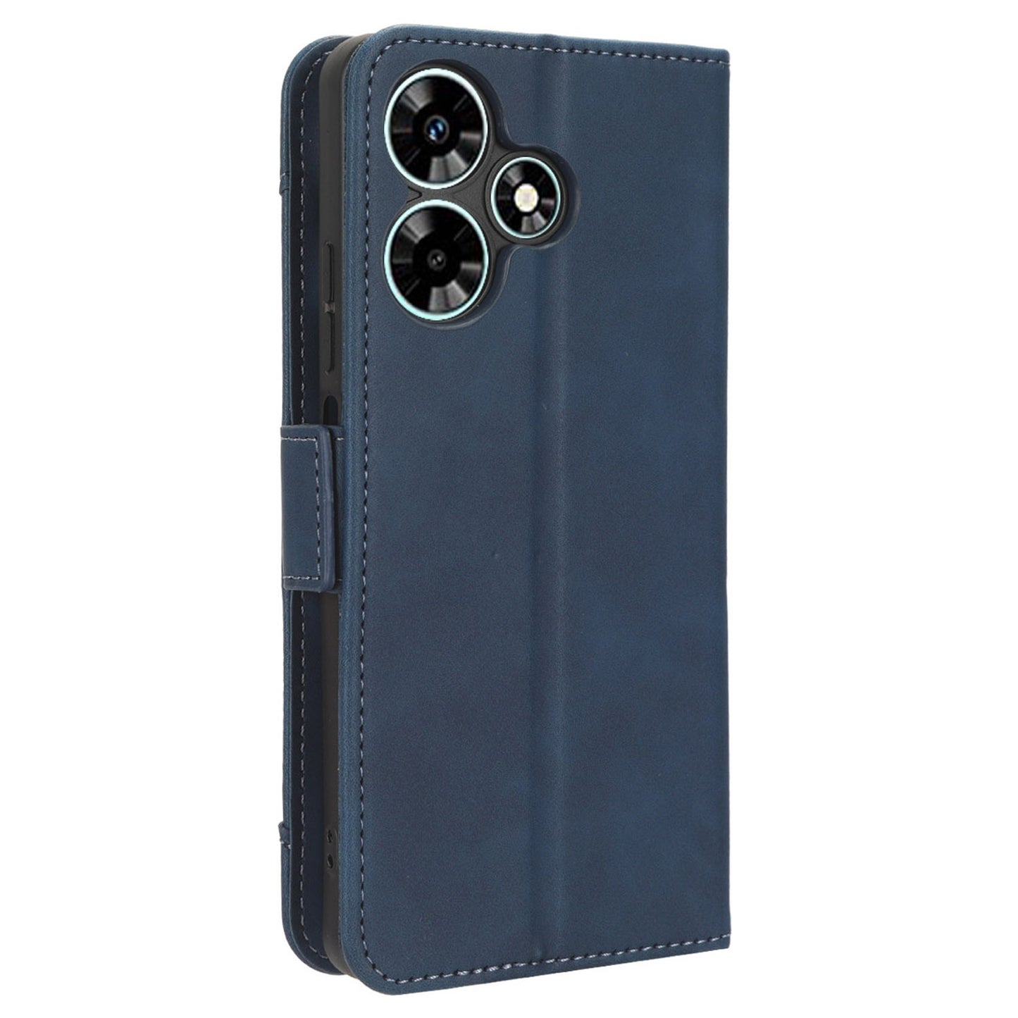 For Infinix Hot 30i / Hot 30i NFC X669 Flip Stand Phone Case PU Leather Multiple Card Slots Wallet Cover