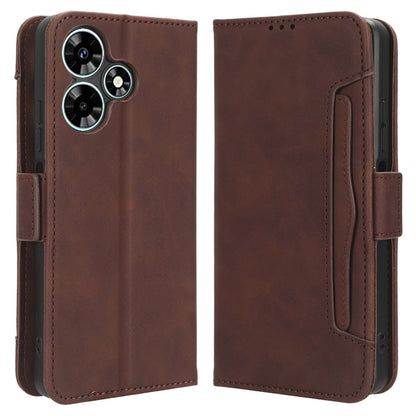 For Infinix Hot 30i / Hot 30i NFC X669 Flip Stand Phone Case PU Leather Multiple Card Slots Wallet Cover