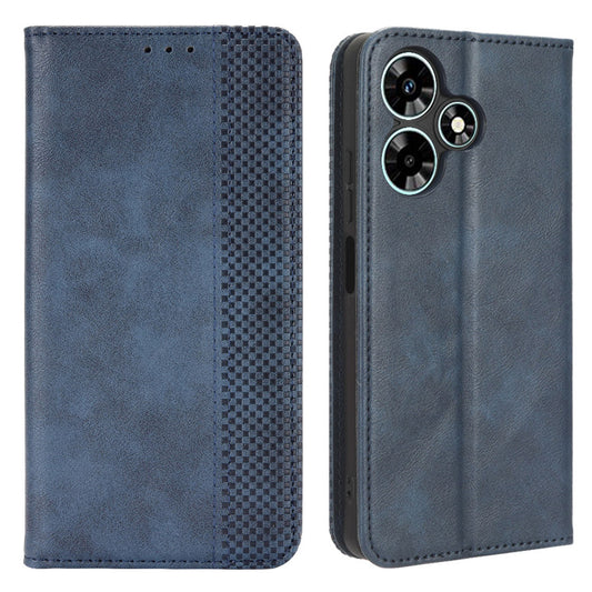 For Infinix Hot 30i / Hot 30i NFC X669 PU Leather Vintage Phone Case Folio Book Stand Wallet Cover
