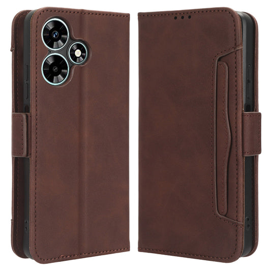 For Infinix Hot 30 X6831 PU Leather Stand Phone Cover Multiple Card Slots Flip Wallet Case