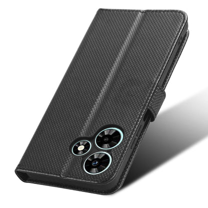 For Infinix Hot 30 X6831 PU Leather Folio Phone Case Wallet Diamond Texture Stand Design Cover