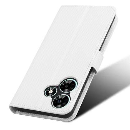 For Infinix Hot 30 X6831 PU Leather Folio Phone Case Wallet Diamond Texture Stand Design Cover
