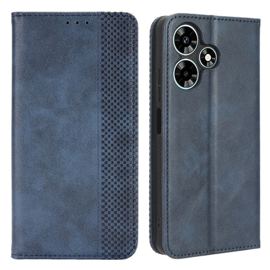 For Infinix Hot 30 X6831 PU Leather Flip Folio Case Retro Texture Stand Wallet Magnetic Cell Phone Cover