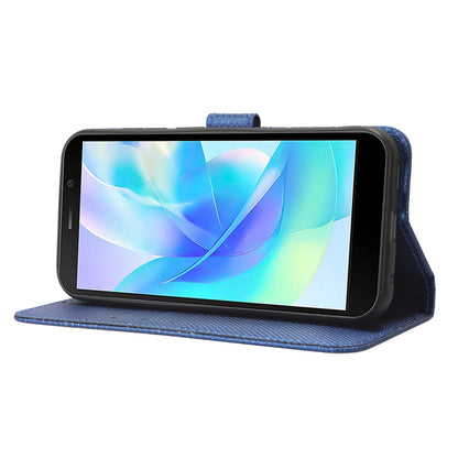 Wallet Case for Doogee X97 / X97 Pro , PU Leather Diamond Texture Stand Shockproof Phone Cover