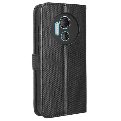 Wallet Case for Doogee X97 / X97 Pro , PU Leather Diamond Texture Stand Shockproof Phone Cover