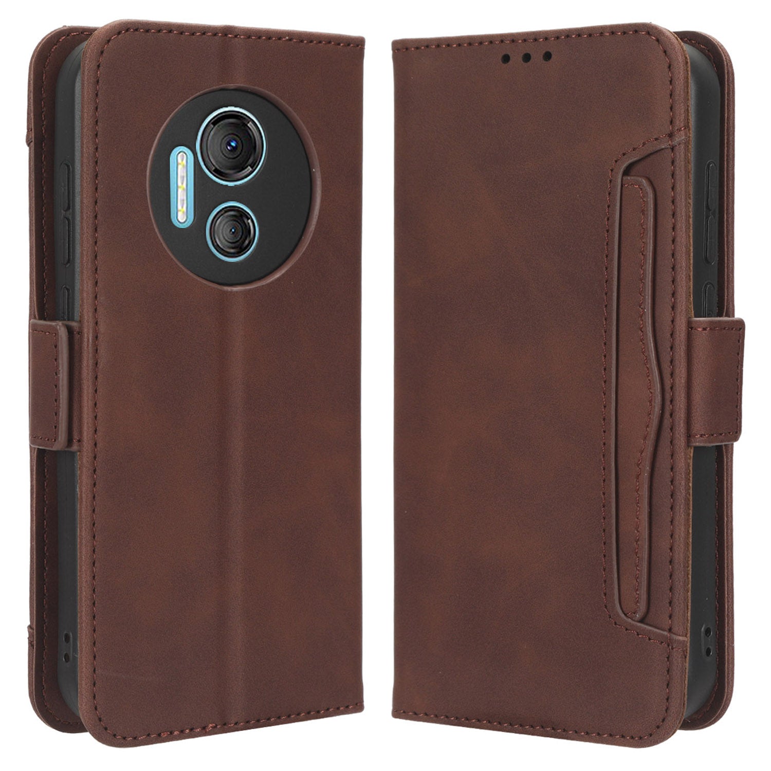 For Doogee X97 / X97 Pro Protective Flip Case PU Leather Stand Wallet Phone Cover Multiple Card Holder