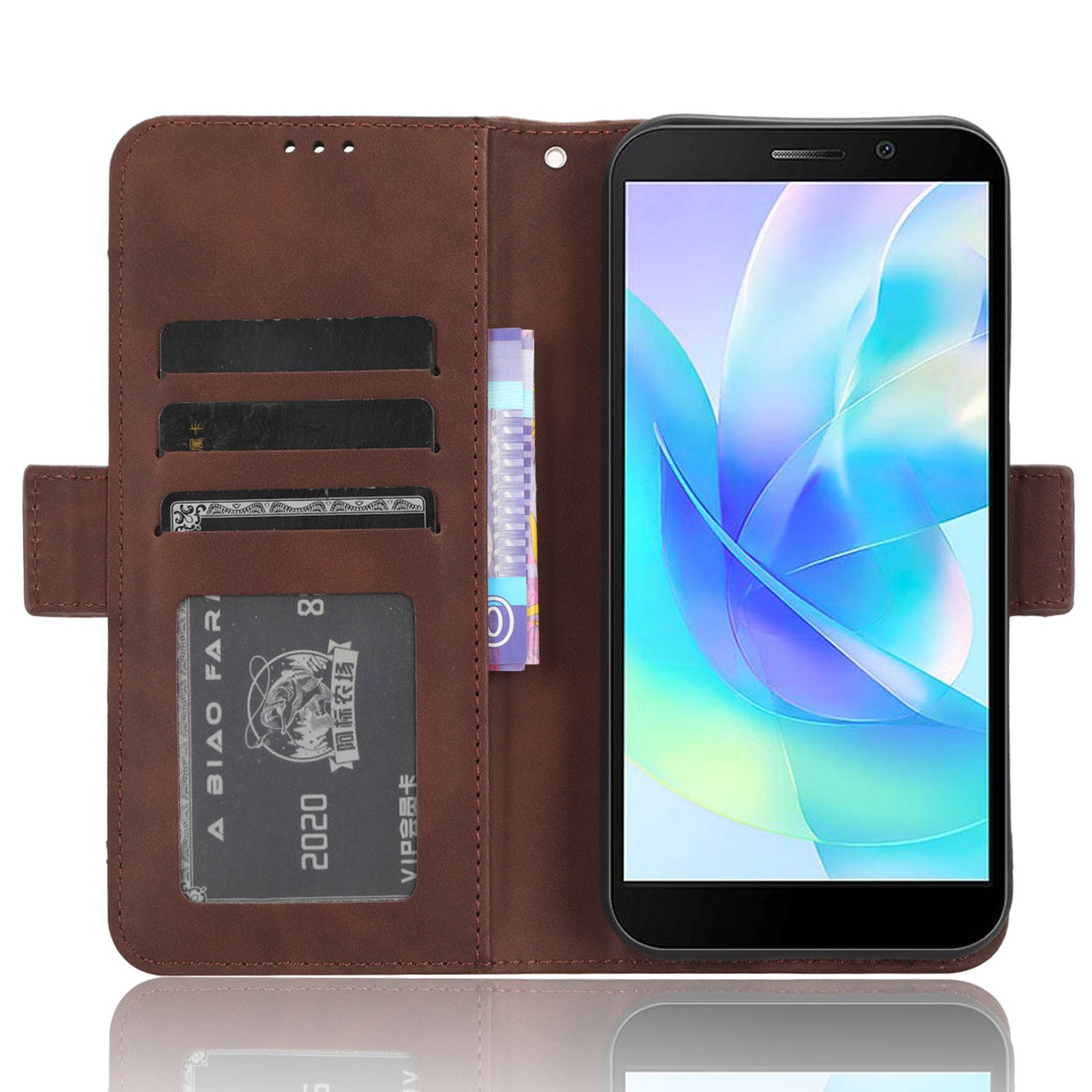 For Doogee X97 / X97 Pro Protective Flip Case PU Leather Stand Wallet Phone Cover Multiple Card Holder