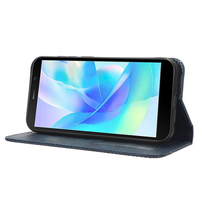 For Doogee X97 / X97 Pro Vintage PU Leather Wallet Phone Case Folio Stand Protective Cover