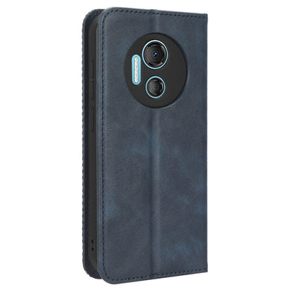 For Doogee X97 / X97 Pro Vintage PU Leather Wallet Phone Case Folio Stand Protective Cover