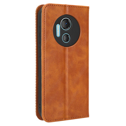 For Doogee X97 / X97 Pro Vintage PU Leather Wallet Phone Case Folio Stand Protective Cover