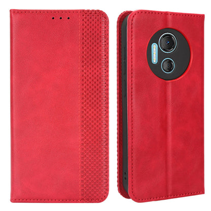 For Doogee X97 / X97 Pro Vintage PU Leather Wallet Phone Case Folio Stand Protective Cover