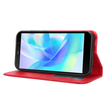 For Doogee X97 / X97 Pro Vintage PU Leather Wallet Phone Case Folio Stand Protective Cover