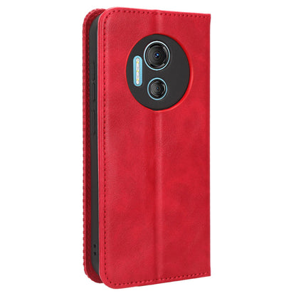 For Doogee X97 / X97 Pro Vintage PU Leather Wallet Phone Case Folio Stand Protective Cover