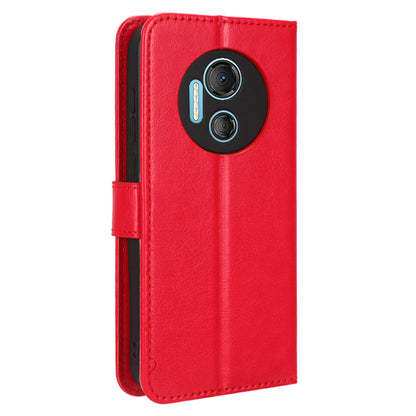 For Doogee X97 / X97 Pro PU Leather Wallet Case Crazy Horse Texture Flip Stand Anti-drop Cover