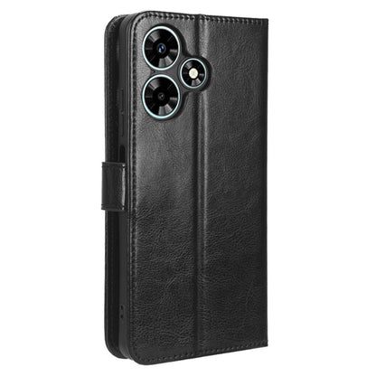 For Infinix Hot 30 Play Crazy Horse Texture Protective Stand Shell PU Leather Wallet Phone Case