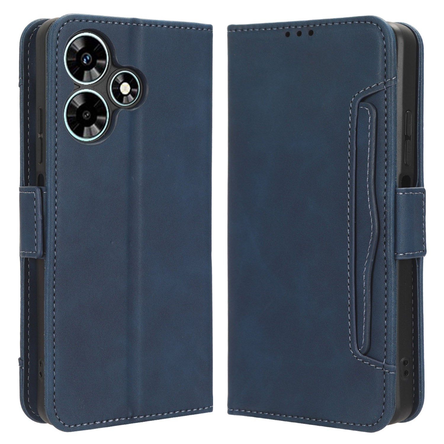 For Infinix Hot 30 Play Flip Stand Leather Phone Case Multiple Card Slots Wallet Cover