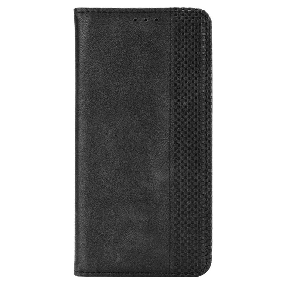 For Infinix Hot 30 Play Retro PU Leather Phone Case Folio Stand Wallet Protective Shell