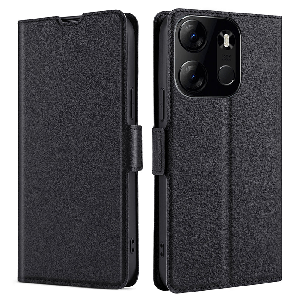 For Tecno Spark Go 2023 4G PU Leather Case with Card Slot Stand Flip Phone Cover