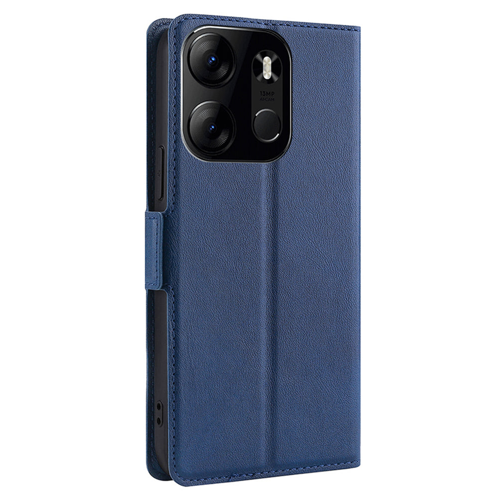 For Tecno Spark Go 2023 4G PU Leather Case with Card Slot Stand Flip Phone Cover