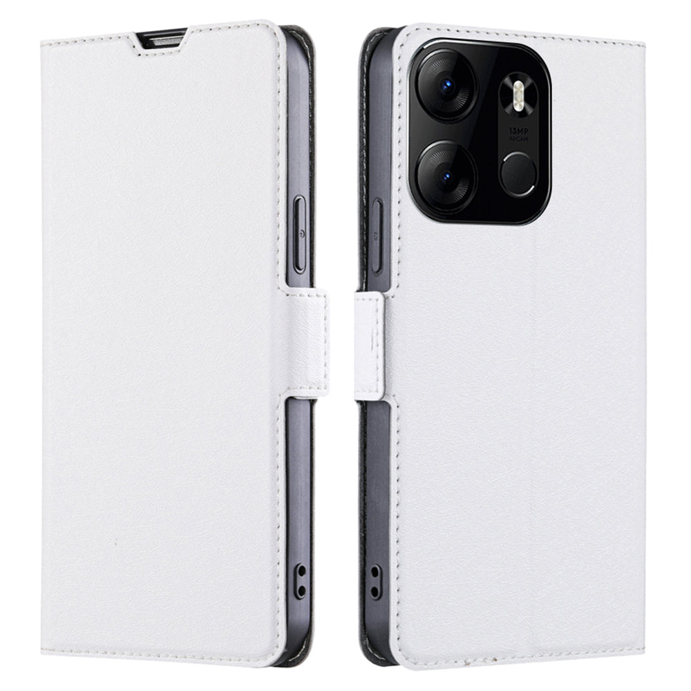 For Tecno Spark Go 2023 4G PU Leather Case with Card Slot Stand Flip Phone Cover