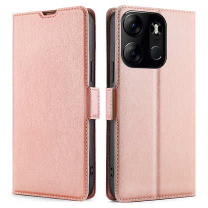 For Tecno Spark Go 2023 4G PU Leather Case with Card Slot Stand Flip Phone Cover