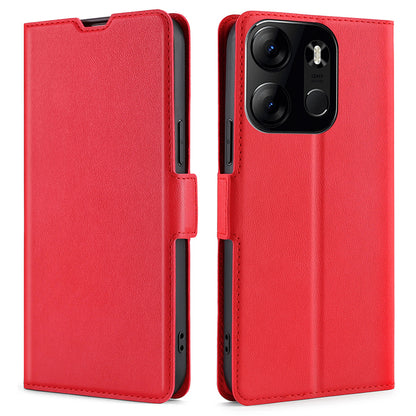 For Tecno Spark Go 2023 4G PU Leather Case with Card Slot Stand Flip Phone Cover