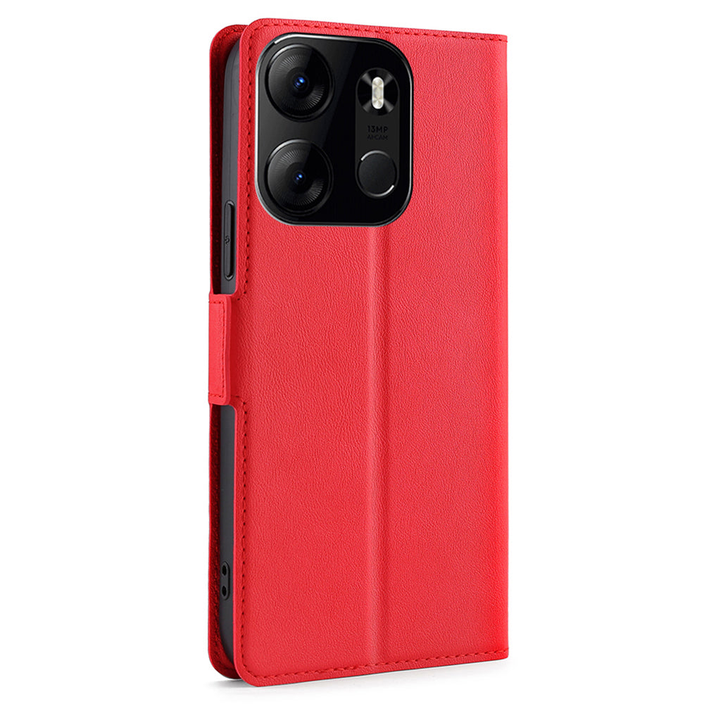 For Tecno Spark Go 2023 4G PU Leather Case with Card Slot Stand Flip Phone Cover