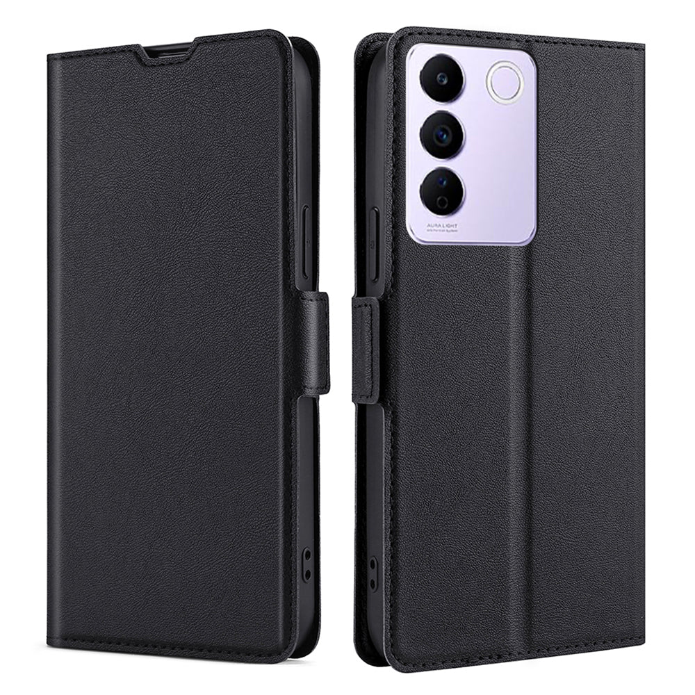 Protective Case for vivo S16e 5G PU Leather Flip Cover with Card Slot Stand Phone Shell