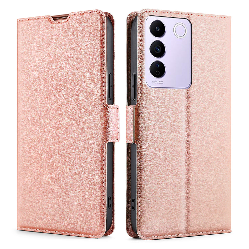 Protective Case for vivo S16e 5G PU Leather Flip Cover with Card Slot Stand Phone Shell