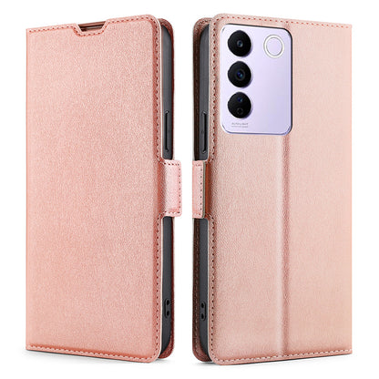Protective Case for vivo S16e 5G PU Leather Flip Cover with Card Slot Stand Phone Shell