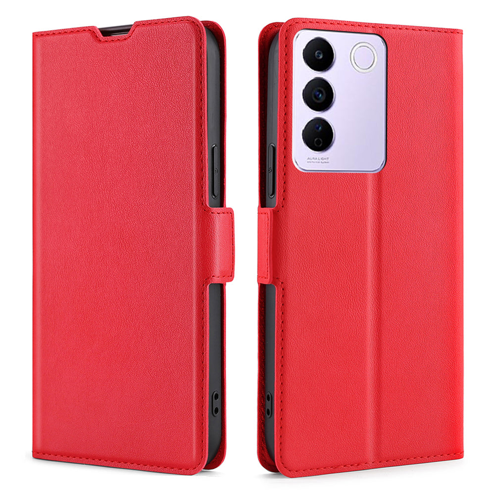 Protective Case for vivo S16e 5G PU Leather Flip Cover with Card Slot Stand Phone Shell