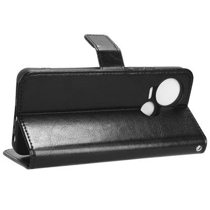 For Tecno Spark 10 5G PU Leather Crazy Horse Texture Phone Cover Flip Stand Wallet Case