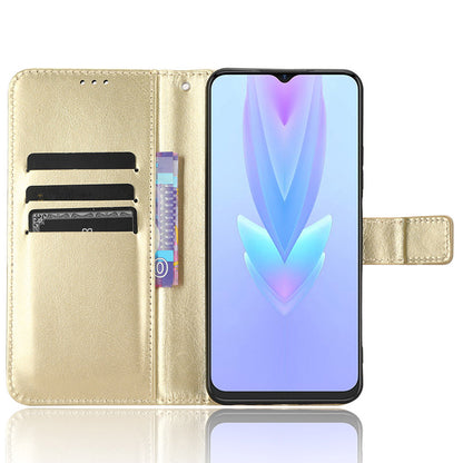 For Tecno Spark 10 5G PU Leather Crazy Horse Texture Phone Cover Flip Stand Wallet Case