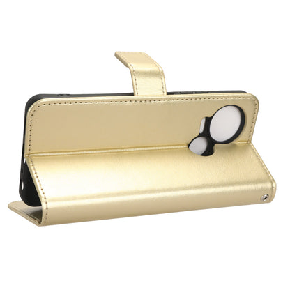 For Tecno Spark 10 5G PU Leather Crazy Horse Texture Phone Cover Flip Stand Wallet Case