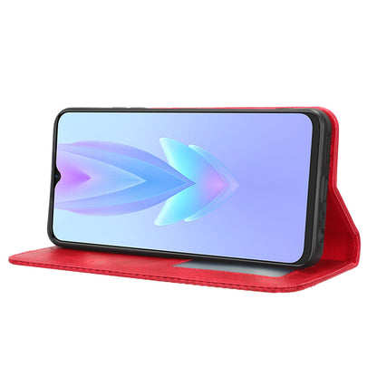 For Tecno Spark 10 5G PU Leather Phone Stand Case Wallet Retro Phone Cover