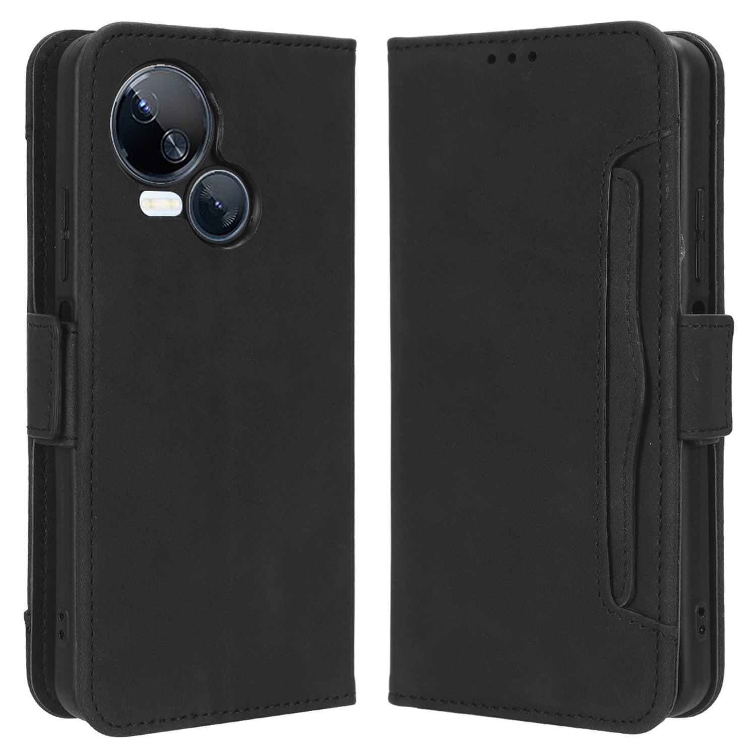 For Tecno Spark 10 5G Wallet Case with Multiple Card Slots PU Leather Stand Phone Cover