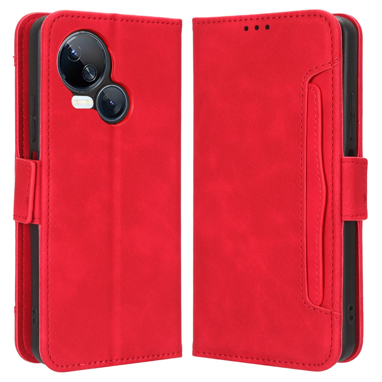 For Tecno Spark 10 5G Wallet Case with Multiple Card Slots PU Leather Stand Phone Cover