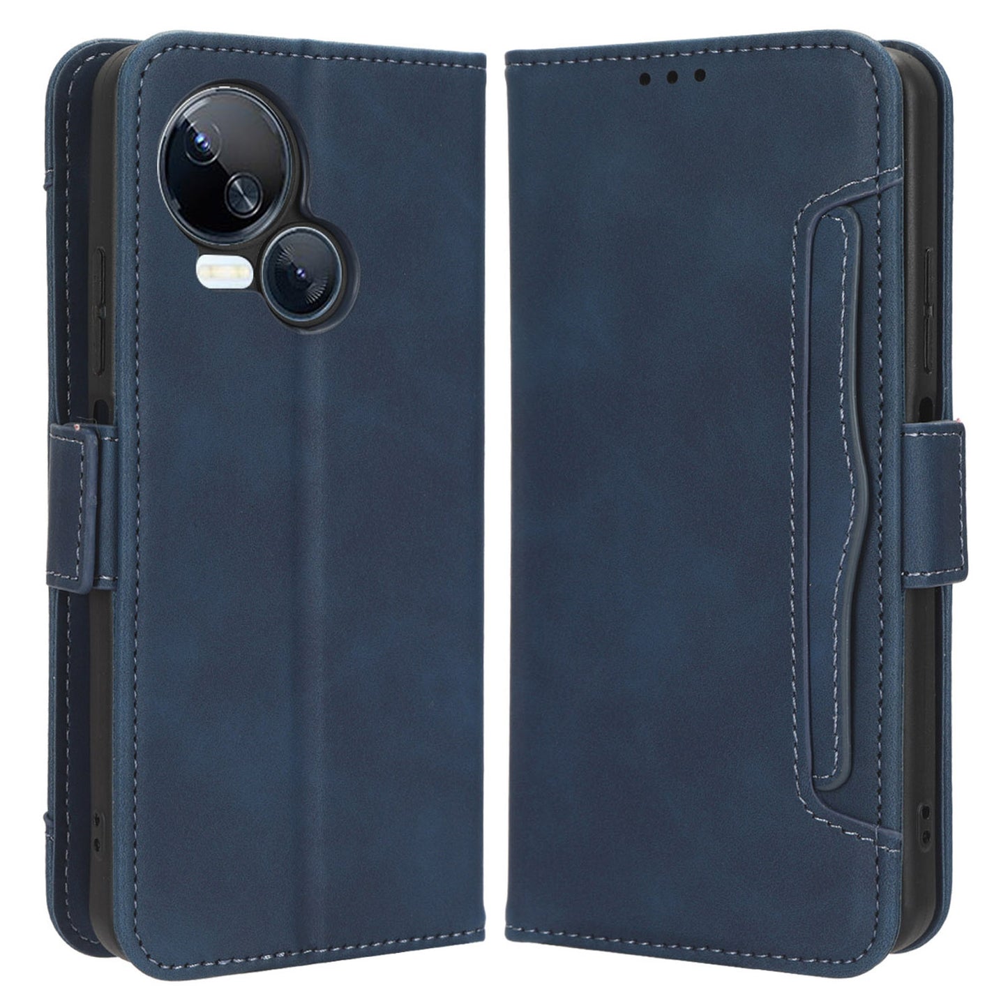 For Tecno Spark 10 5G Wallet Case with Multiple Card Slots PU Leather Stand Phone Cover