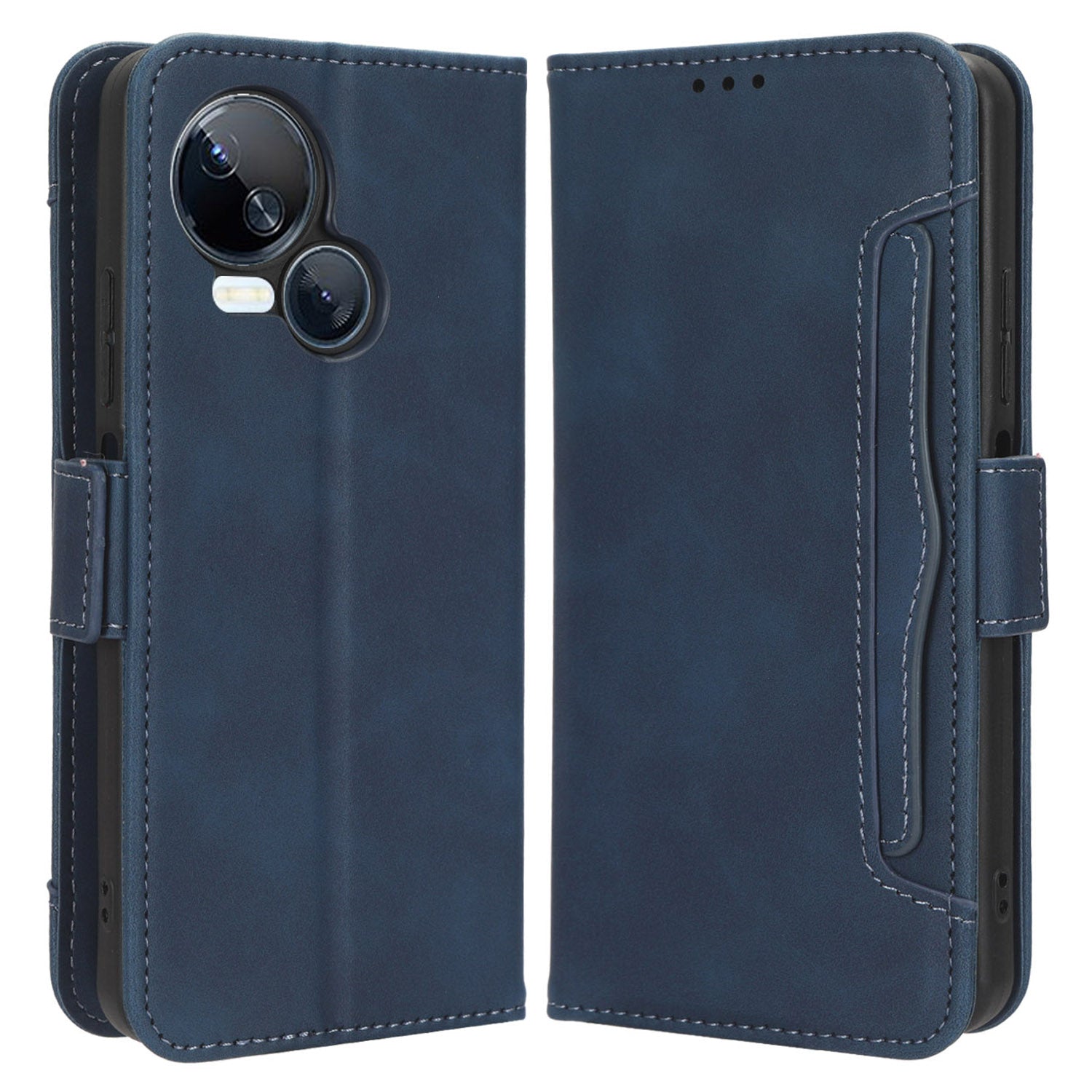 For Tecno Spark 10 5G Wallet Case with Multiple Card Slots PU Leather Stand Phone Cover