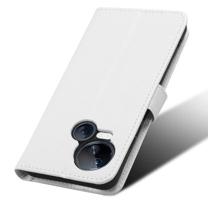 For Tecno Spark 10 5G Folio Stand PU Leather Phone Case Diamond Texture Wallet Flip Cover