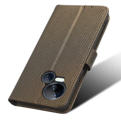 For Tecno Spark 10 5G Folio Stand PU Leather Phone Case Diamond Texture Wallet Flip Cover